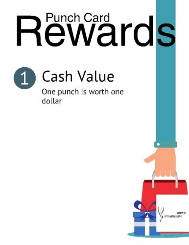 Punch card rewards